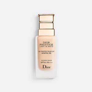 DIOR PRESTIGE LIGHT-IN-WHITE LE PROTECTEUR UV MINÉRAL BB SPF 50+ PA+++ ~ Tinted sunscreen - protective and anti-aging emulsion