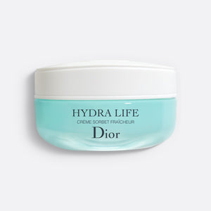 DIOR HYDRA LIFE FRESH SORBET CREME ~ Hydrating face and neck cream - hydrates, plumps and enhances