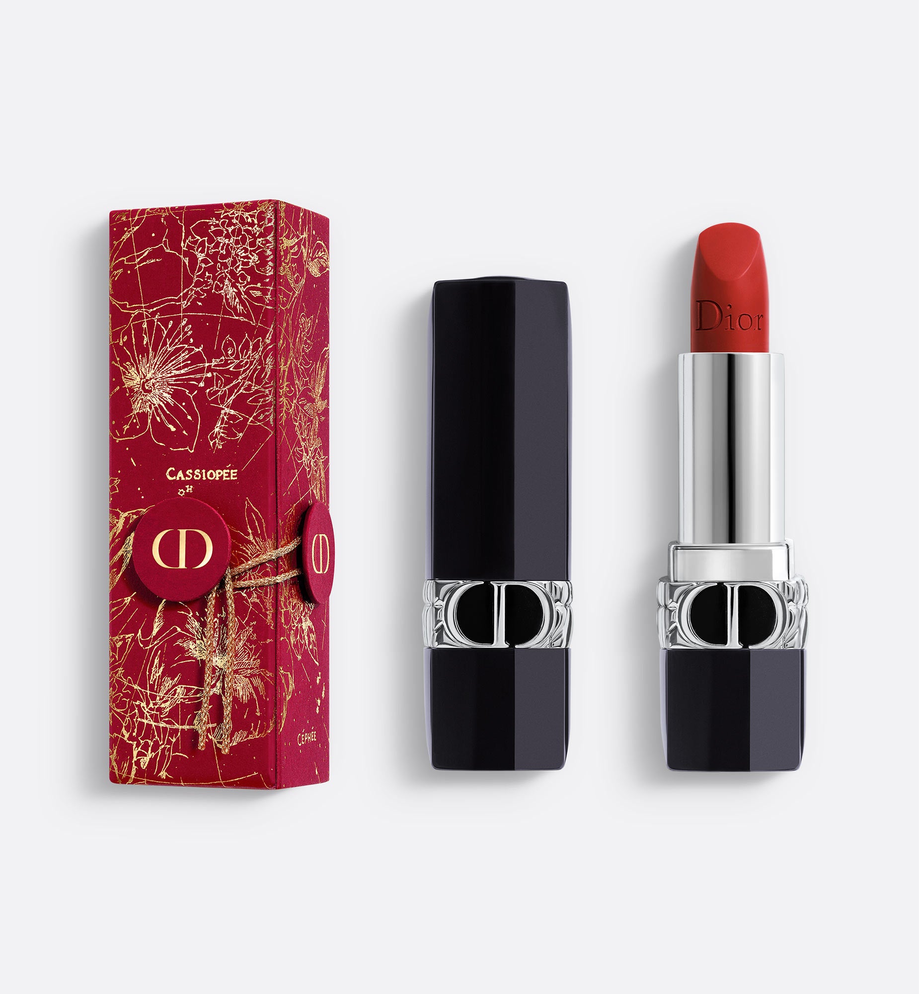 ROUGE DIOR - LUNAR NEW YEAR LIMITED EDITION ~ Couture Color Lipstick - Floral Lip Care - Refillable